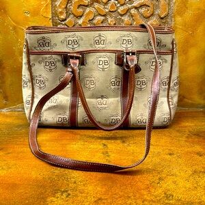 Dooney and Bourke satchel with zippered pouch